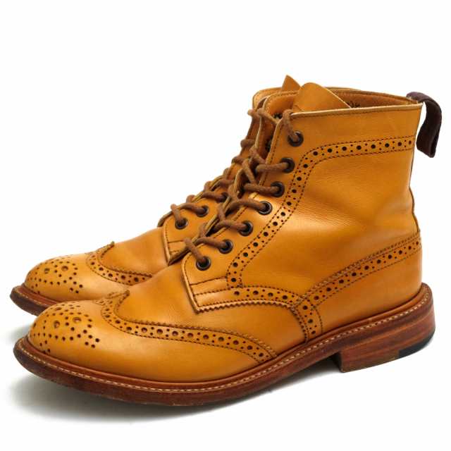 ○トリッカーズ Tricker's カーフ 牛革 レースアップブーツ L2508 ...