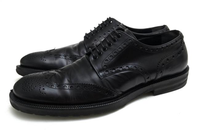 ○ディースクエアード DSQUARED2 牛革 カーフ ビジネスシューズ メダリオン ウイングチップ メンズ 【中古】 中古