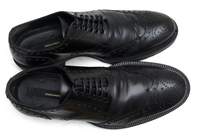 ○ディースクエアード DSQUARED2 牛革 カーフ ビジネスシューズ