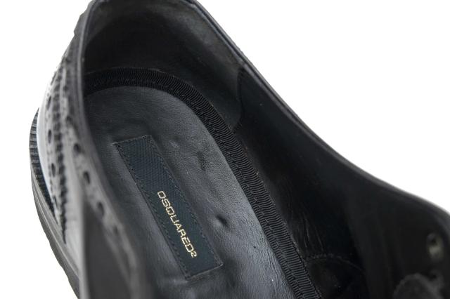 ○ディースクエアード DSQUARED2 牛革 カーフ ビジネスシューズ