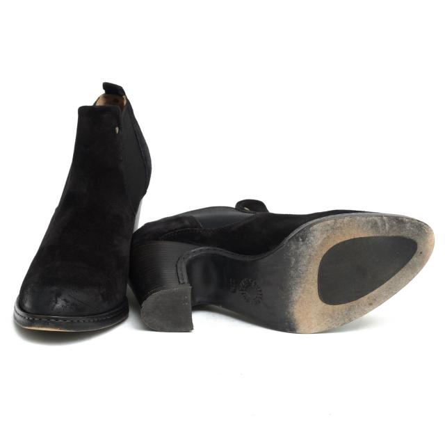 ○ブッテロ BUTTERO 牛革 ブーティ B4771 プレーントゥ レザーソール