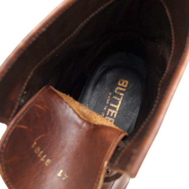 ○ブッテロ BUTTERO 牛革 レースアップブーツ B1101 BROKEラスト