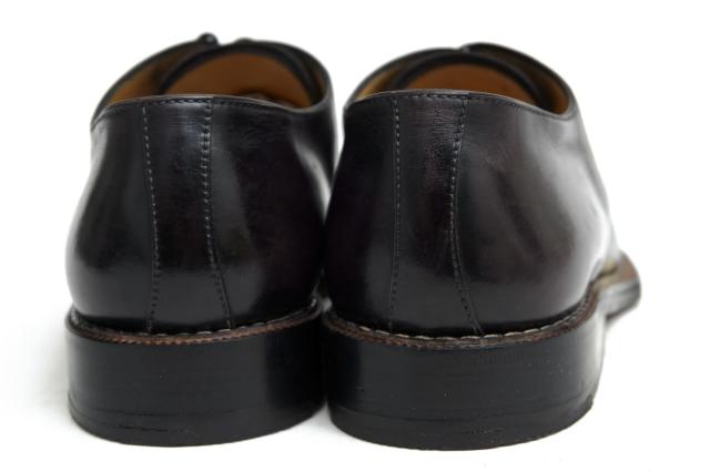 ○ステファノビ STEFANOBI 牛革 カーフ ビジネスシューズ 392 アンティーク染め プレーントゥ レザーソール マッケイ製法 メンズ   中古 ○ステファノビ STEFANOBI 牛革 カーフ ビジネスシューズ 392