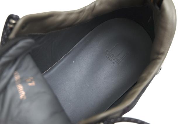 ○ダンヒル Dunhill カーフ バケットレザー 牛革 ローカットスニーカー