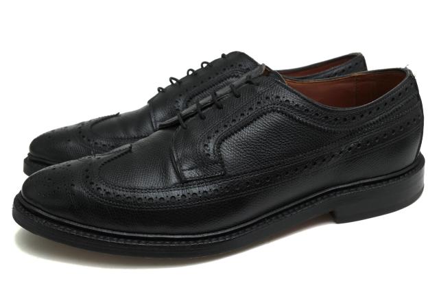 ○アレン エドモンズ Allen Edmonds グレインレザー 牛革 ビジネスシューズ 1077 MACNEIL マクニール ロングウイングチップ レザー 中古の通販は 19,270円