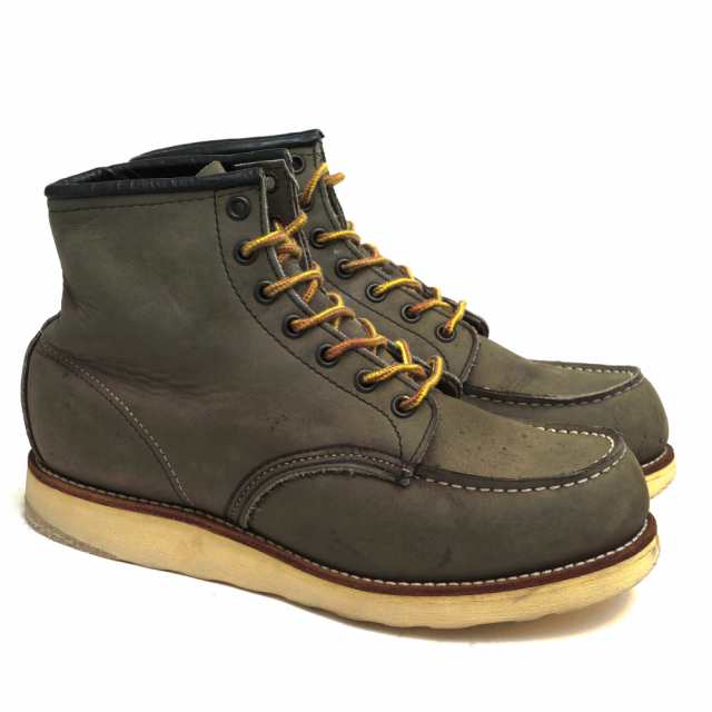 ○レッドウィング RED WING ヌバックレザー 牛革 限定モデル モスグリーン ワークブーツ 2883 Irish Setter  アイリッシュセッター 中古｜au PAY マーケット