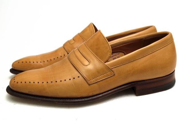 ○ポールスミス Paul Smith チーニー CHEANY別注 牛革 カーフ ローファー 10298 スリッポン レザーソール グッドイヤーウェ  中古