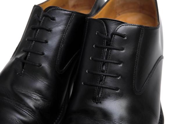 ○ローク Loake 1880 カーフ 牛革 ビジネスシューズ DORCHESTER ドーチェスター ストレートチップ レザーソール グッドイヤーウェ 中古_5