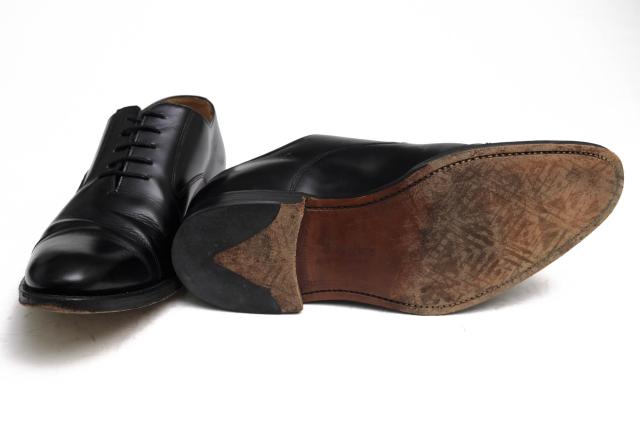 ○ローク Loake 1880 カーフ 牛革 ビジネスシューズ DORCHESTER ドーチェスター ストレートチップ レザーソール グッドイヤーウェ 中古_6