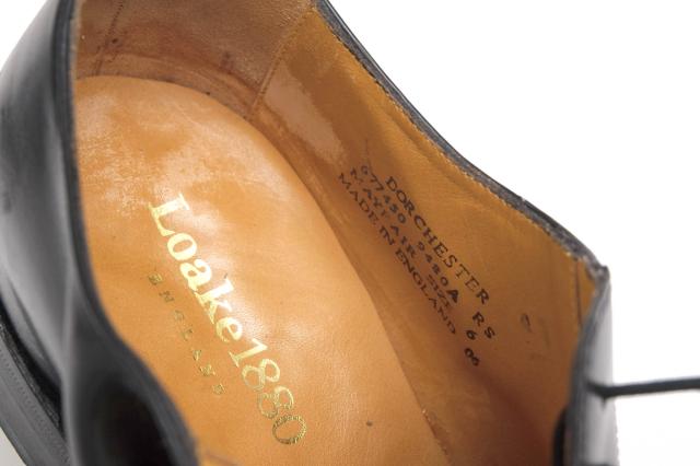 ○ローク Loake 1880 カーフ 牛革 ビジネスシューズ DORCHESTER ドーチェスター ストレートチップ レザーソール グッドイヤーウェ 中古_7