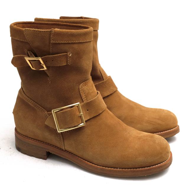 ○ジミーチュウ Jimmy Choo 牛革 エンジニアブーツ YOUTH ユース バイカーブーツ 定番 レディース 【中古】 中古_1