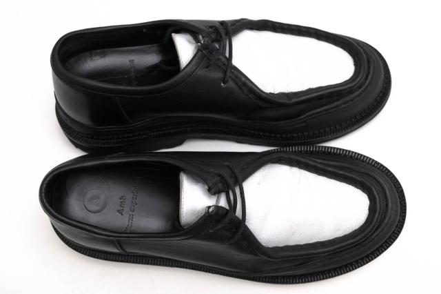○アンバサダーズ Amb ユニフォームエクスペリメント uniform experiment別注 牛革 デッキシューズ UE-190112 TIROLEAN SHOES チロ 中古_4