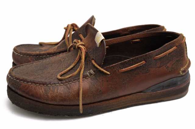 ○ビズビム VISVIM デッキシューズ CANOE MOC-FOLK モカシン スリッポン クレープソール メンズ 【中古】 中古