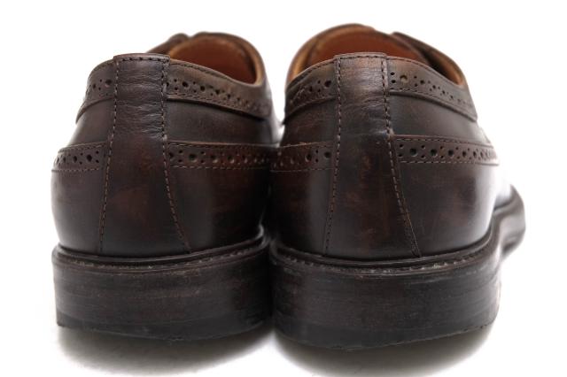 ○ブルネロクチネリ BRUNELLO CUCINELLI 牛革 カーフ ビジネスシューズ ロングウイングチップ メンズ 【中古】 中古_3