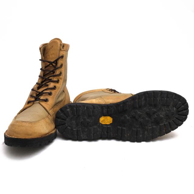 ○ダナー Danner ヌバック ワックスキャンバス マウンテンブーツ D-3006 TOPPENISHトペニッシュ Vibramソール ステッチダウン製法  中古_5