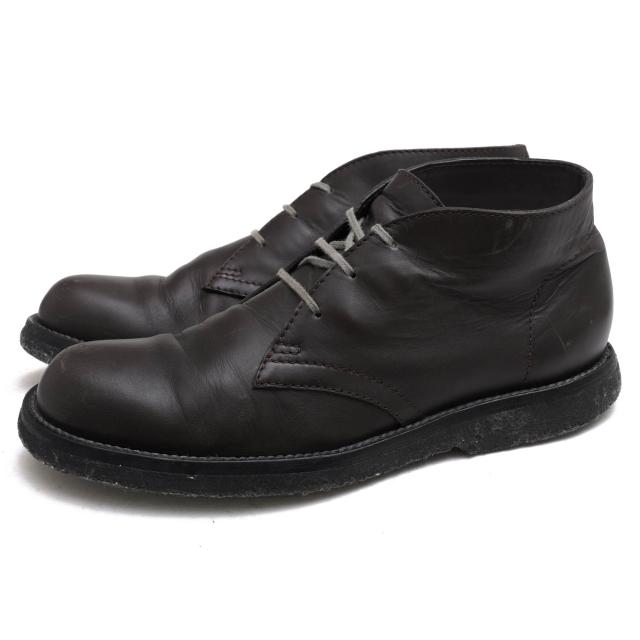 ○マルニ MARNI 牛革 カーフ チャッカブーツ クレープソール メンズ 【中古】 中古