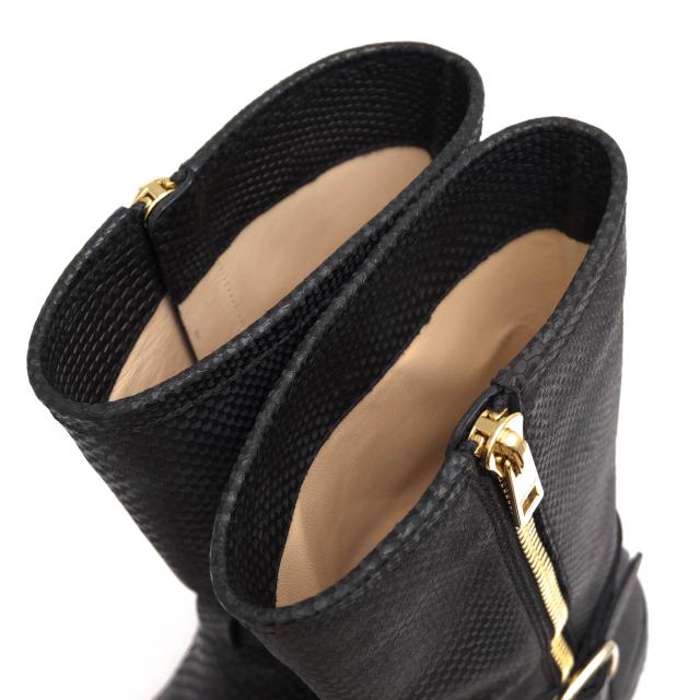 ○ジミーチュウ Jimmy Choo ミドル丈ブーツ エンジニアブーツ Durum バイカーブーツ サイドジップ レディース 【中古】 中古_5