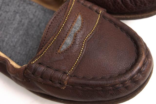 ○ブルネロクチネリ BRUNELLO CUCINELLI コインローファー 履き口