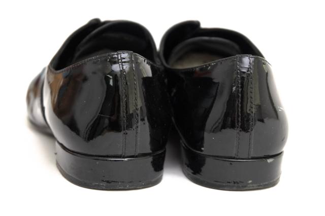 ○プラダ PRADA エナメル 牛革 ビジネスシューズ オックスフォードシューズ プレーントゥ レディース 【中古】 中古_3