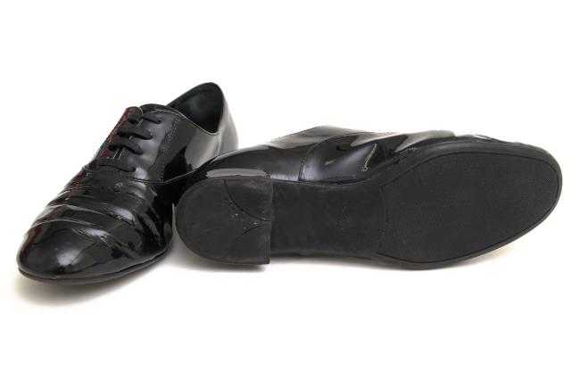 ○プラダ PRADA エナメル 牛革 ビジネスシューズ オックスフォードシューズ プレーントゥ レディース 【中古】 中古_6