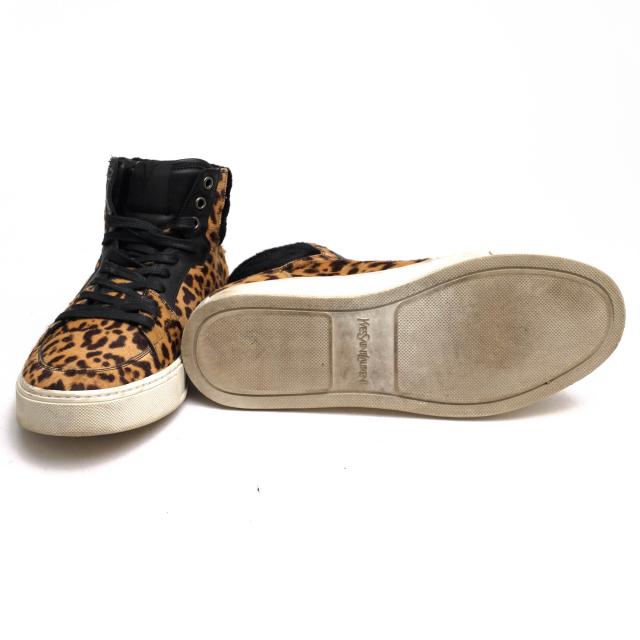 YSL イヴサンローラン　ヒョウ柄ハイカットスニーカー レオパード ヴィンテージ 楽天市場】イヴ サンローラン YVES SAINT LAURENT スニーカー シューズ