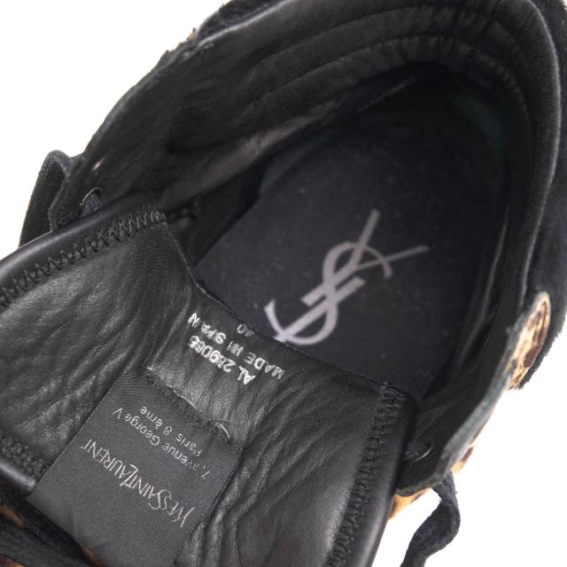 ○サンローラン YVES SAINT LAURENT ハラコ ハイカットスニーカー