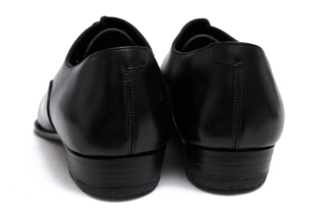 ○ビームス BEAMS アノネイ社ボックスカーフ 牛革 ビジネスシューズ 21-32-0063-302 6アイレット キャップトゥ レザーソール グッ 中古_3