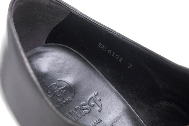 ○ビームス BEAMS アノネイ社ボックスカーフ 牛革 ビジネスシューズ 21-32-0063-302 6アイレット キャップトゥ レザーソール グッ 中古_6
