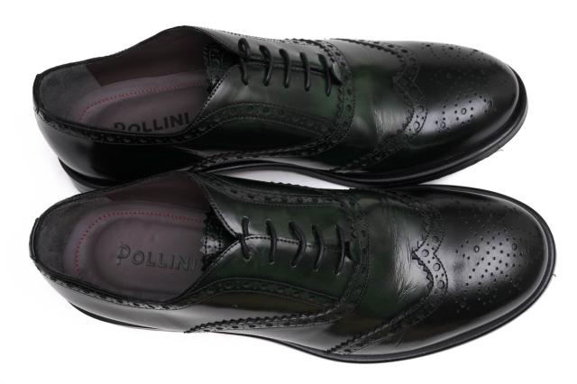 ○ポリーニ POLLINI 牛革 ビジネスシューズ フルブローグ ウイングチップ メンズ 【中古】 中古_4