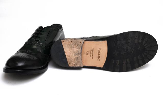 ○ポリーニ POLLINI 牛革 ビジネスシューズ フルブローグ ウイングチップ メンズ 【中古】 中古_6