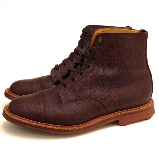 ○マークマクナイリー Mark McNairy 牛革 レースアップブーツ 8906TG Derby Boot リッジウェイソール キャップトゥ グッドイヤーウ 中古の通販は 12,695円
