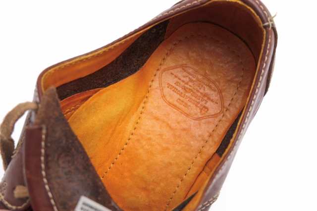 ○ビズビム VISVIM F.I.L. EXCLUSIVE 牛革 ビジネスシューズ 0113302002005 VIRGIL PLAIN TOE-FOLK プレーントゥ Vibramソール メ 中古