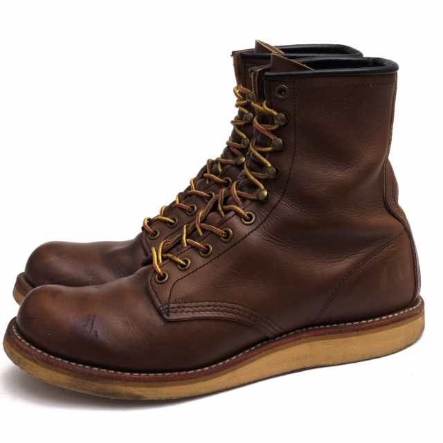 ○レッドウィング RED WING COFFEE BEAN CALICO 牛革 ワークブーツ