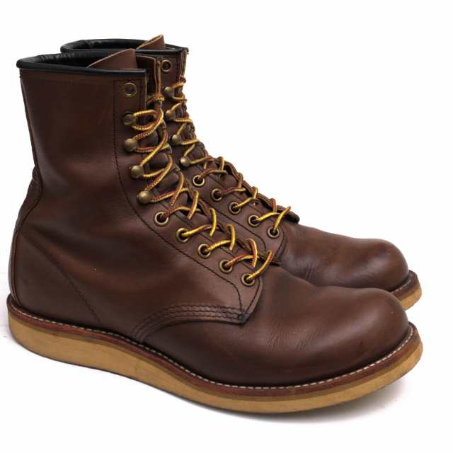 ○レッドウィング RED WING COFFEE BEAN CALICO 牛革 ワークブーツ 