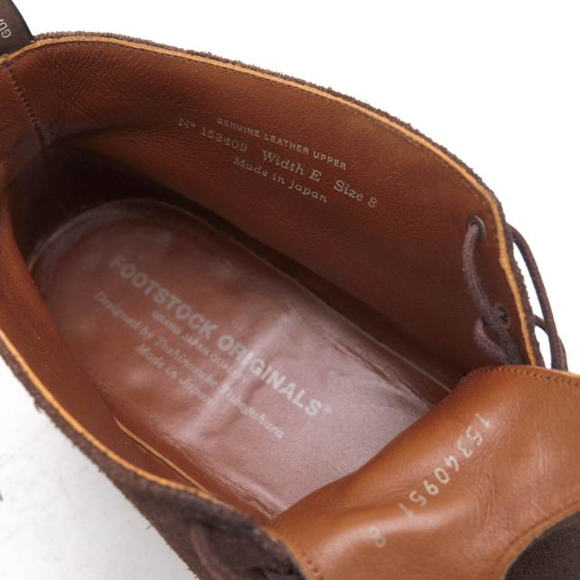 ○フットストックオリジナルズ FOOTSTOCK ORIGINALS 牛革 チャッカブーツ FS153409-I GEORGE BOOTS プレーントゥ メンズ 【中古】 中古_6