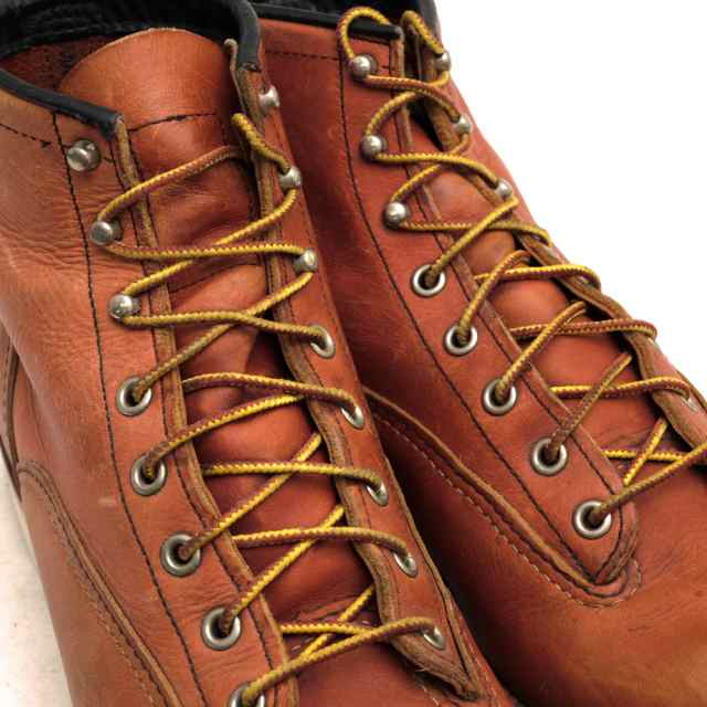 ○レッドウィング RED WING オロラセット 牛革 ワークブーツ 2924 6'LINEMAN BOOTS ラインマン プレーントゥ  グッドイヤーウェルト 中古の通販はau PAY マーケット - ブランディング | au PAY マーケット－通販サイト