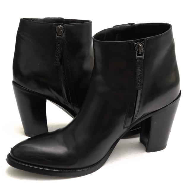 【SARTORE♡】 黒38.5cm ショートブーツ　定価9.8万円 サルトル ショートブーツ SARTORE♡】 黒38.5cm ショートブーツ 定価