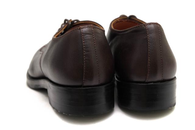 マーガレットハウエル　プレーントゥ　ビジネスシューズ　レザー　UK7 ブラック マーガレットハウエル プレーントゥ ビジネスシューズ レザー UK7