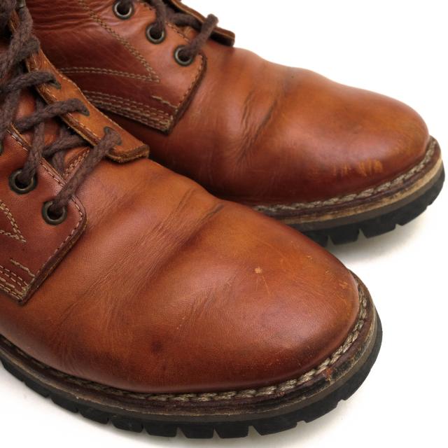 ○ブッテロ BUTTERO 牛革 ワークブーツ B11511 BRIGANTE プレーントゥ Vibramソール メンズ 【中古】 中古_4