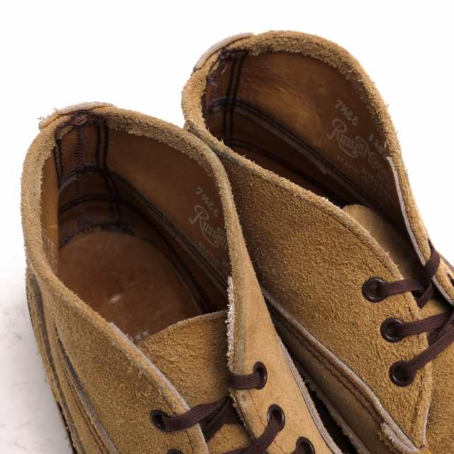 ○ラッセルモカシン Russell Moccasin ララミースエード 牛革 チャッカ