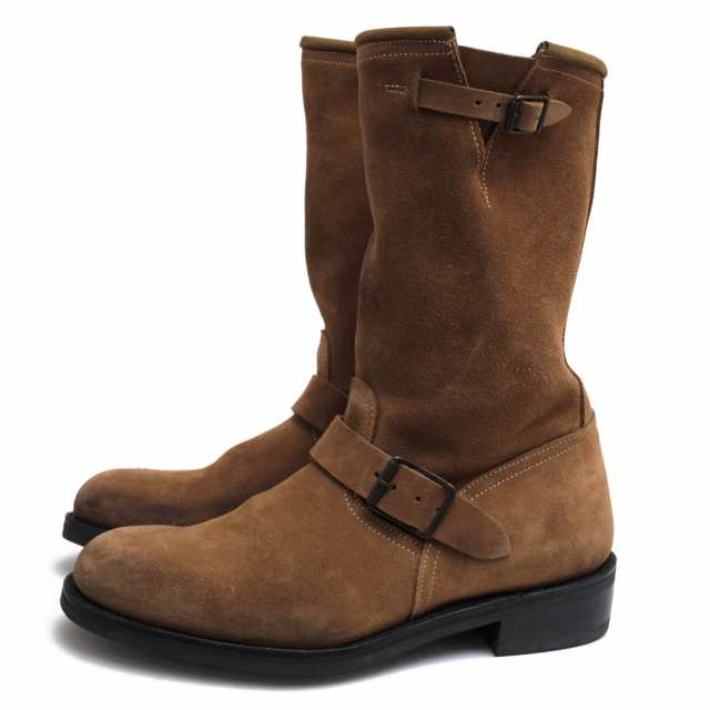 ○バルマンオム BALMAIN HOMME エンジニアブーツ S2HT957BA31 Buckled Suede Biker Boots メンズ 【中古】 中古