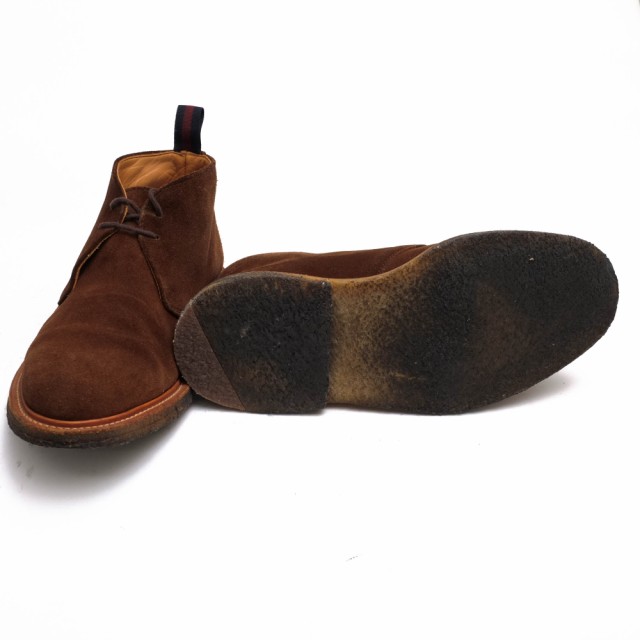 ○サンダース SANDERS 牛革 チャッカブーツ 8763SS Bertie Chukka Boots クレープソール グッドイヤーウェルト製法  メンズ 【中古 中古の通販はau PAY マーケット - ブランディング | au PAY マーケット－通販サイト