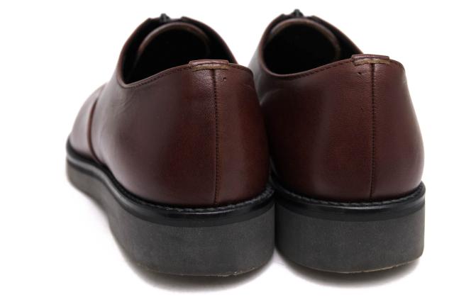 ○パドローネ PADRONE URBAN LINE アーバンライン 牛革 ビジネスシューズ PU-8759-2101-18C ELMO CENTER ZIP SHOES センタージップ 中古_3