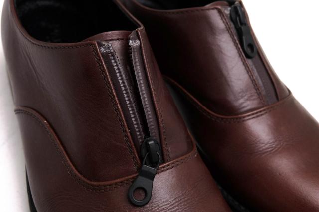 ○パドローネ PADRONE URBAN LINE アーバンライン 牛革 ビジネスシューズ PU-8759-2101-18C ELMO CENTER ZIP SHOES センタージップ 中古_5