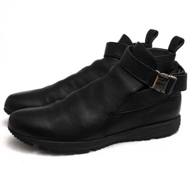 alfredo bannister そらさ vibram 黒 レザーブーツ ファスナー