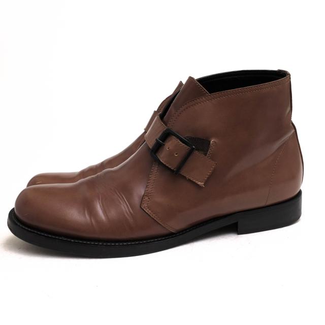 ○マルニ MARNI 牛革 チャッカブーツ モンクストラップ プレーントゥ メンズ 【中古】 中古