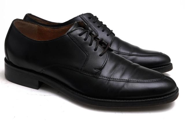 ○コールハーン COLE HAAN 牛革 ビジネスシューズ C12840 Madison Split Toe Derby マディソン GRAND OS Vチップ メンズ 【中古】 中古_1