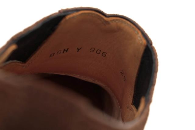 ○リーガル REGAL 牛革 ビジネスシューズ Y906 サイドエラスティック