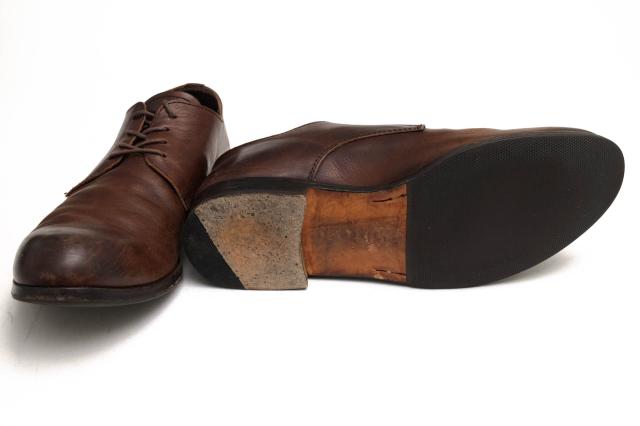 ○パドローネ PADRONE ヌメキップレザー フルベジタブル鞣し ビジネス