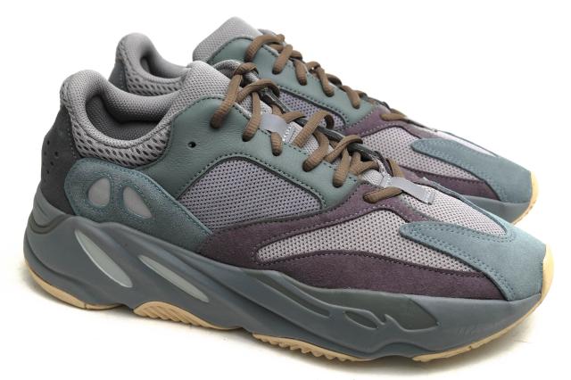 ○イージー YEEZY ADIDAS ORIGINALS アディダスオリジナルス 牛革 ローカットスニーカー FW2499 YEEZY BOOST 700 イージー ブース 中古